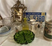 Lot of Miscellaneous including Brass Table Mirror