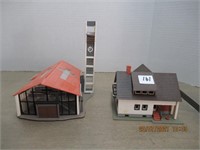 2 Buildings for HO scale Train Lay out