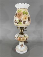 Pretty Painted Porcelain Table Lamp - 20"