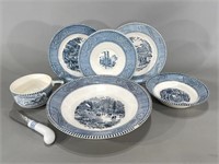 Currier & Ives Plates & bowls - Assorted Sizes