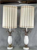 Two Vintage Table Lamps - Heavy