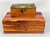 Small Cedar Chest Sample Box