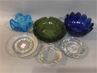 Assorted Glass Ash Trays