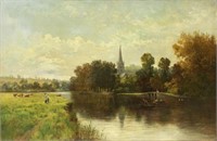 Arthur Bevan Collier Painting, Stratford Upon Avon