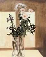 Sgd. Philippe Bunel Painting, Still Life w/Flowers