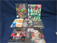 Lot of 7 Hardcover Graphic Novels Marvel DC