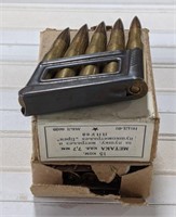 35 Rounds of .303 in boxes, Stripper Clip