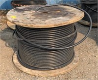 Partial roll shielded aluminum wire approximately