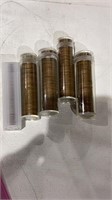 5 Rolls of Mixed Dates of Wheat Pennies