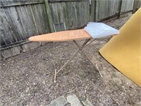 Ironing board, metal frame and mattress pad LOT