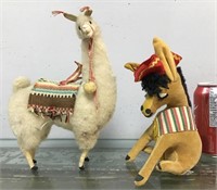 Gream Pet donkey & real fur llama