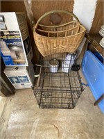 Dog cage and large basket