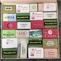 Collection of hotel soaps