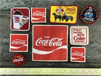 Collection of Coke patches