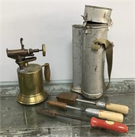 Brass torch & soldering irons kit