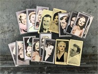 Stars of the Screen cigarette cards