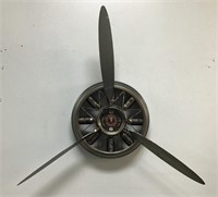 Airplane rotor quartz clock - working