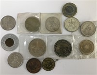 Collection of medallions and tokens