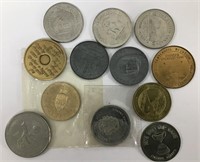 Collection of medallions & trade dollars