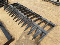 Unused 86" Skid Steer Rake