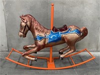 Superb Side Show Carousel / Circus Ride Horse On