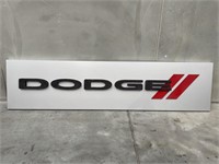 Large Embossed DODGE Dealership Sign 3800x900