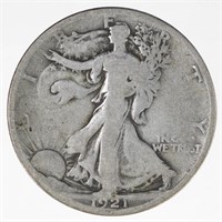 1921-s Walking Liberty Half Dollar (KEY / SEMIKEY)