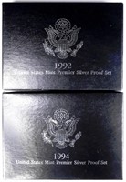 1992 & 1994 Silver Proof Sets
