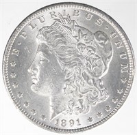 1891-cc Morgan Silver Dollar ("Spitting Eagle"?)
