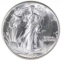 1942-d Walking Liberty Half Dollar (BU?)