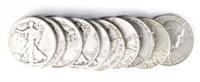 Silver Half Dollars - one semikey date! (10)