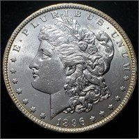 1896 Morgan Dollar - Spectacular BU