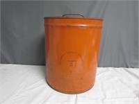 *Very Rare Vintage Wemco Oil 5 Gallon Metal Can