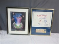 *2 Nicely Framed Milwaukee Brewers Achievements