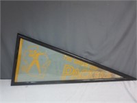 *Vintage 1960s Green Bay Packers Pennant in Framed