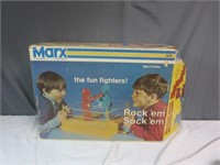 Vintage Original Marx Rock Em Sock Em EMPTY Box