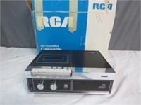 *Vintage RCA  AC/Cordless Cassette Tape Recorder