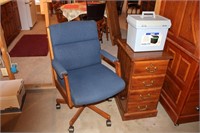 OFFICE CHAIR & FILING CABINETS