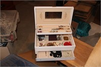 JEWELRY BOX & COSTUME JEWELRY