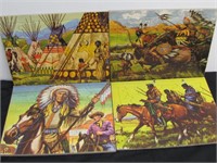 Great Lot of 1950's Western Children's Puzzles
