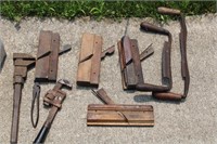 OLD WOOD WORKING TOOLS-MISC