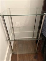 Three Tiered Glass Shelf