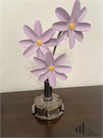 Metal Industrial Style Flower Art