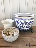 Assorted Ceramic Planters