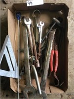 Square & Box of Wrenches