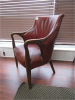 A Contemporary Leather Armchair