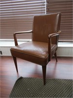 A Walnut Retro Executive Chair