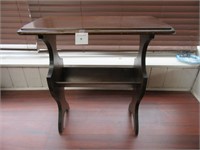 A Walnut Side Table/Book Stand, Circa 1930