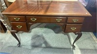 Antique mahogany ladies writing desk with small