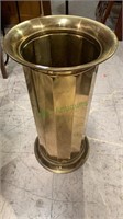 Vintage brass umbrella stand or tall trash can.